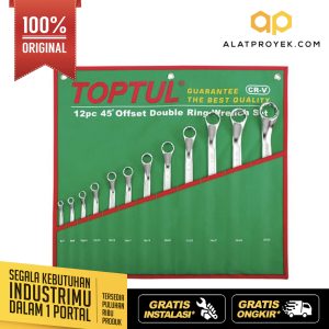 Kunci Ring Double Ring Wrench Set 45° Offset 12Pcs Toptul GAAA1202