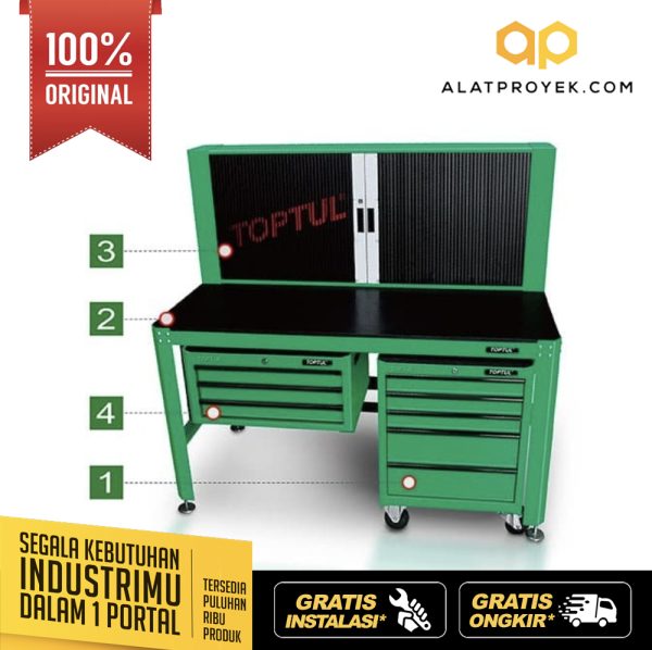 Kunci Set 157PCS Tools of Workbench TOPTUL GCAZ0005