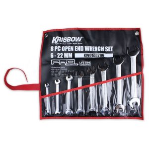 Kunci Pas Open End Wrench Set 6 - 22mm 8pcs Krisbow KW0100296