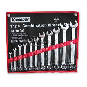 Set Kunci Kombinasi 1/4 - 7/8 inch 11pcs Krisbow KW0100350