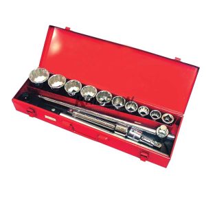 Kunci Sock Sockets Set 3/4” 7/8 - 2 inch 14pcs Krisbow KW0100386