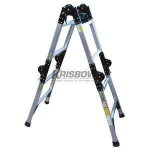 Tangga Lipat Adjustable Krisbow 5 meter 4X4 Aluminium KW0100606