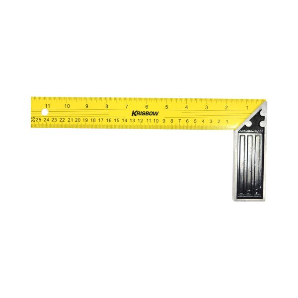 Penggaris Siku Besi Krisbow 30 cm Try Square 300 mm