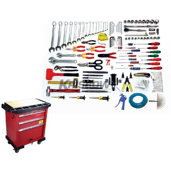 Professional Mechanical Tool Set mm 133Pcs Krisbow KW0101812