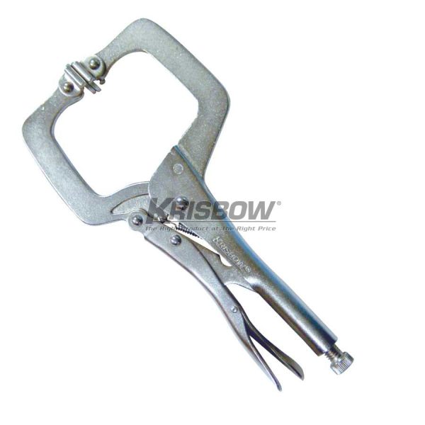 Locking Clamp W/Swivel Pad 6INC Krisbow KW0101957