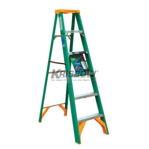 Tangga Ladder Fiber Werner 6 Step / 1.8 Mtr Green KW0102176