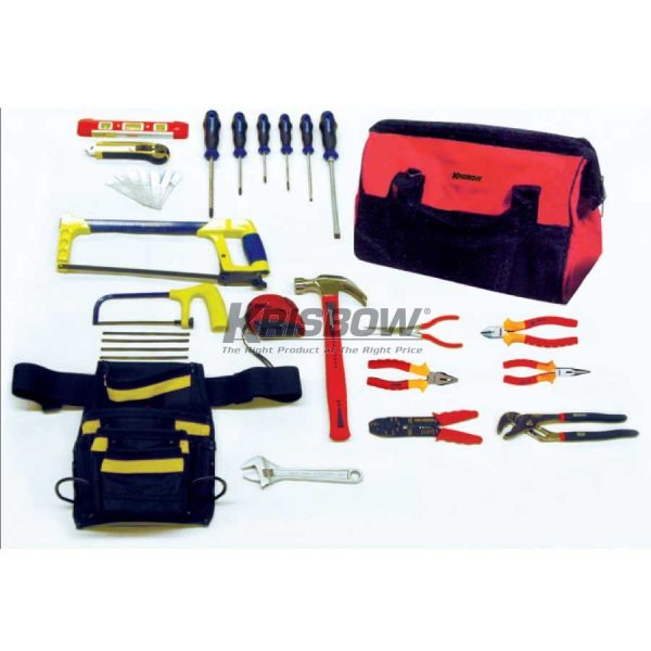 Alat Listrik Basic Electric Tool Set 21Pcs Krisbow KW0103788