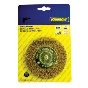Sikat Wheel Brush 100MM With Shank IRAWBS4 Krisbow KW0300055