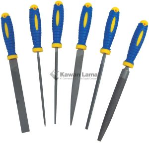 Alat Pengikir Key File 140mm 6Pcs/Set Krisbow KW0300228