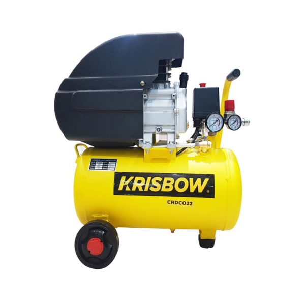 Kompresor Angin Krisbow 2HP, 24l, 8bar, 1Ph KW1300924