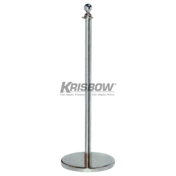 Handrail Silver Without Rope 1Pcs Krisbow KW1800554
