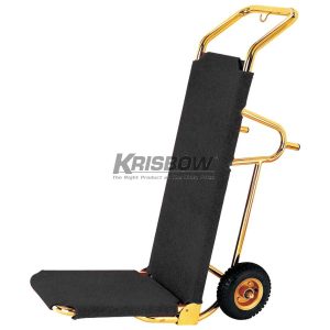 Luggage Cart Titanium Black 50 x 40 x 122Cm Krisbow KW1801314