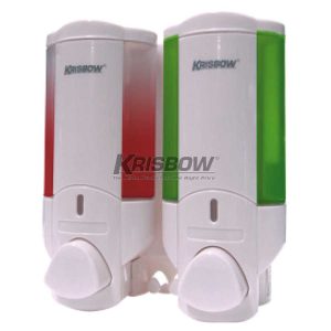 Dispenser Sabun Soap Dispenser Double White 200 ml Krisbow KW2001240