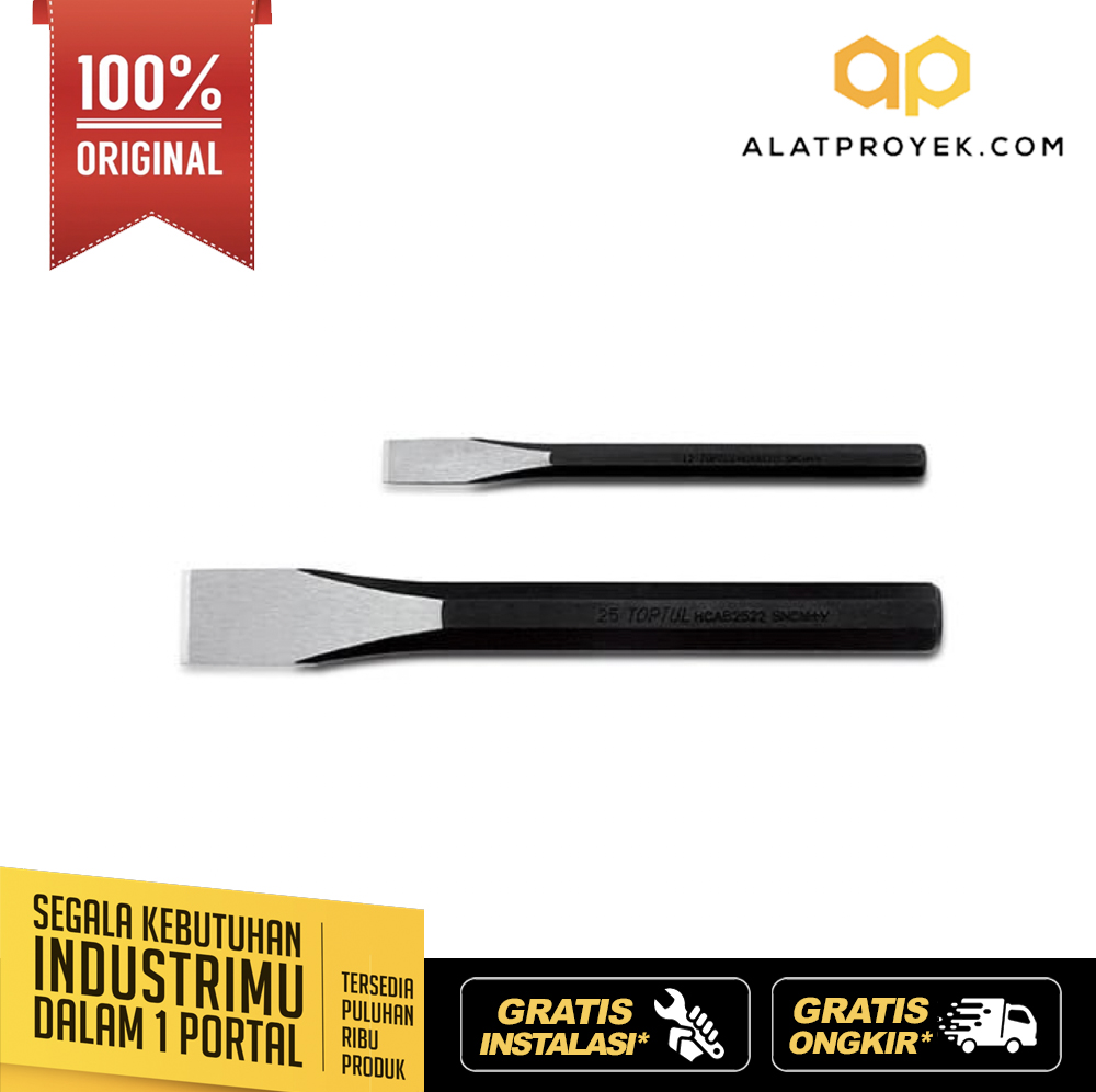 Mata Pahat Flat Chisel Size 12 mm TOPTUL HCAB1215