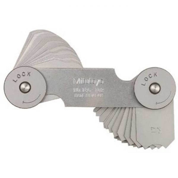 Radius Gage Set Mitutoyo 186-105 1.0-7.0MM (34PAIRS)