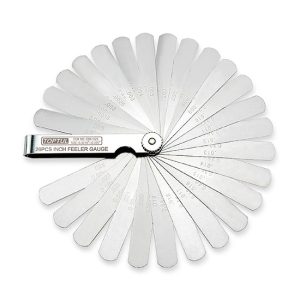 Alat Ukur 26PCS Inch Feeler Gauge Rounded Tips L 90 W 12.7 TOPTUL ICBA1026