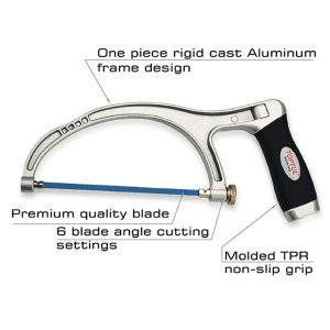 Gergaji Deluxe Mini Hacksaw 6" Toptul SAAA1527