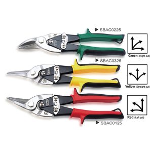 Tang Aviation Tin Snips Straight Cut 250mm Toptul SBAC0325