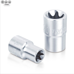 Kunci Sock Star Sockets E8 1/4 Inch Drive Toptul BAED0808