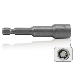 Kunci Sock 1/4" Hex Shank Magnetic PWR Nut Setter Toptul BEAA0808