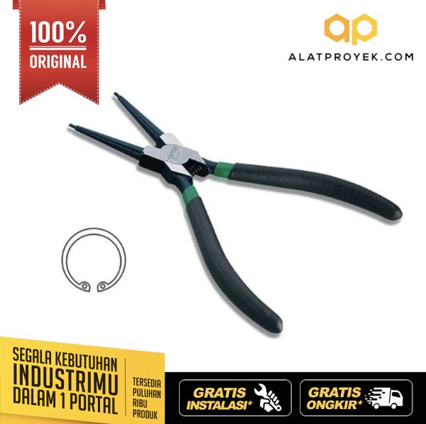 Tang Straight Retaining Ring Pliers 5" Toptul DCAD1205