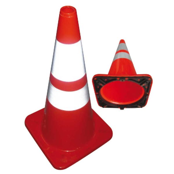 Traffic Cone Krisbow 70 Cm Orange PVC KW1000477