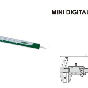 Mini Digital Caliper 0-100mm/0-4" Insize 1111-100A