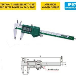 Waterproof Digital Caliper 0-200mm/0-8" Insize 1118-200B