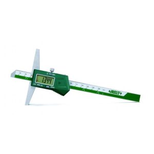 PENGUKUR KEDALAMAN WATERPROOF DIGITAL DEPTH GAGE (base length 100mm) 0-200mm/0-8" INSIZE 1149-200