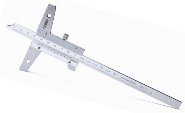 Vernier Depth Gage (Base Length 150mm) 0-600mm Insize 1247-600