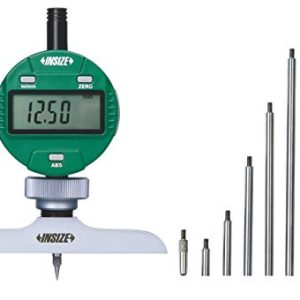 PENGUKUR KEDALAMAN DIGITAL DEPTH GAGE (base 63x17mm) 0-300mm/0-12" INSIZE 2141-301