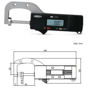 JANGKA DIGITAL SNAP GAGE 0-25mm/0-1" INSIZE 2167-25