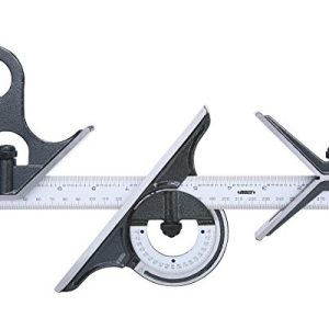 Penggaris Combination Square Set 0.5mm, 1/32" and 1mm, 1/64" Insize 2278-180