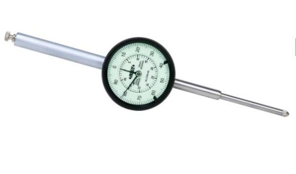 Dial Indicator (flat back with spare lug back) 50mm 0.01mm Insize 2309-50D
