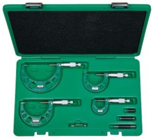 Outside Micrometer Set 0-75mm Insize 3203-753A