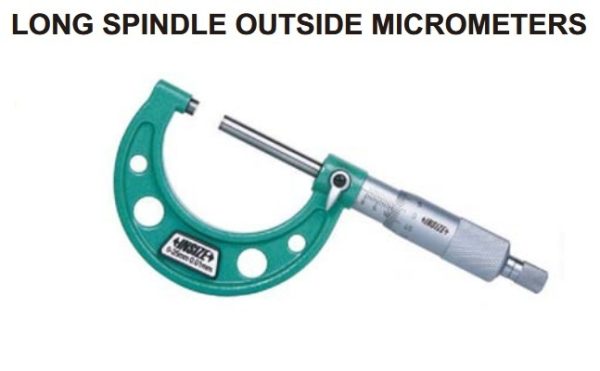 Long Spindle Outside Micrometer 50-75mm Insize 3209-75