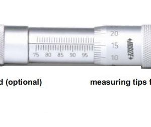 Internal Micrometer With Interchangeable Anvils 200-225mm Insize 3226-2251
