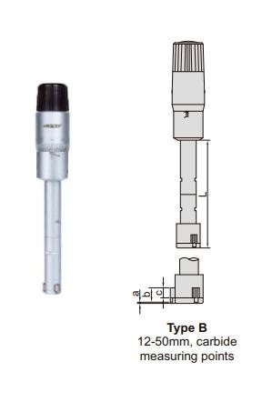 Three Points Internal Micrometer (with setting ring) 25-30mm Insize 3227-30