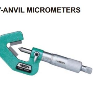 V Anvil Micrometer (5 flutes) 25-45mm Insize 3290-455A
