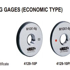Kaliber Fine Thread Ring Gage, 6g, No Go, ISO 1502 M14x0.5 Insize 4129-14GN
