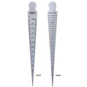 Alat Ukur Taper Gage 0.8-15mm (1/32"-5/8") Insize 4833-1