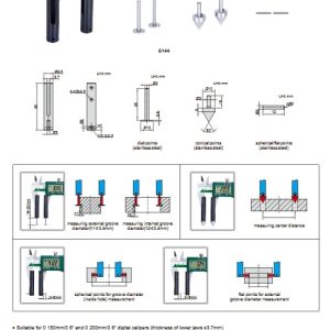 Accessory Set For Digital Caliper Insize 6144