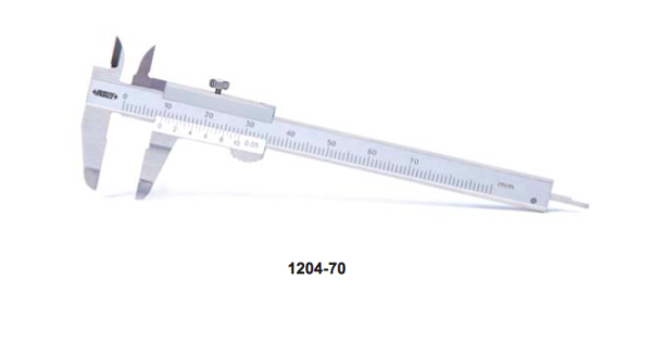 Jangka Sorong 0-70mm x 0.05mm Mini Vernier Caliper Insize 1204-70
