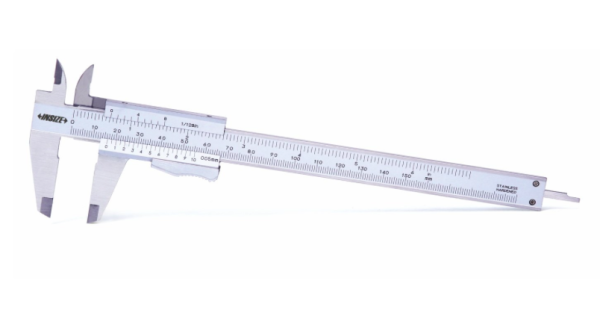 Jangka Sorong Vernier Caliper With Thumb Clamp 0-150mm/0-6" Insize 1223-150
