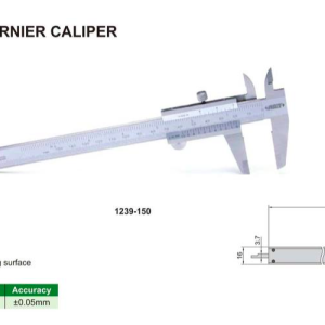 Jangka Sorong Left Hand Vernier Caliper 0-150mm/0-6" Insize 1239-150