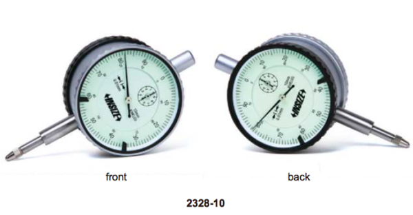 Double Face Dial Indicator Range 10mm Insize 2328-10