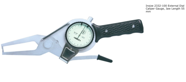 External Dial Caliper Gage (jaw length 55mm) 60-80mm Insize 2332-80