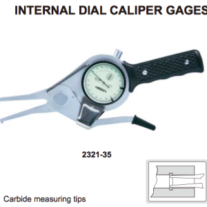 Internal Dial Caliper Gage (jaw length 150mm) Range 115-135mm Insize 2321-135