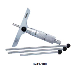 Depth Micrometer (base 101.5x17mm) 0-150mm Insize 3241-150