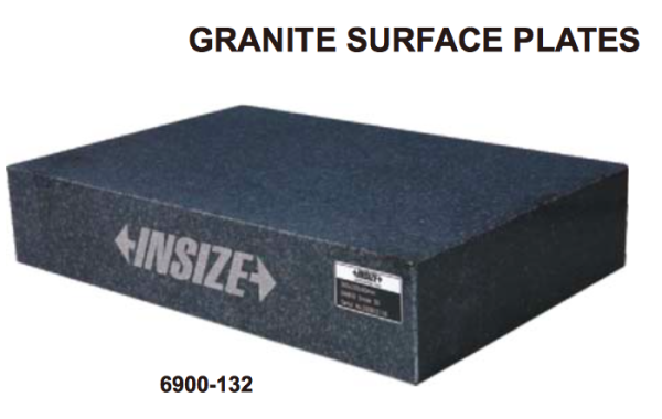 Granite Surface Plate DIN876 grade 0 630x630x100mm Insize 6900-066